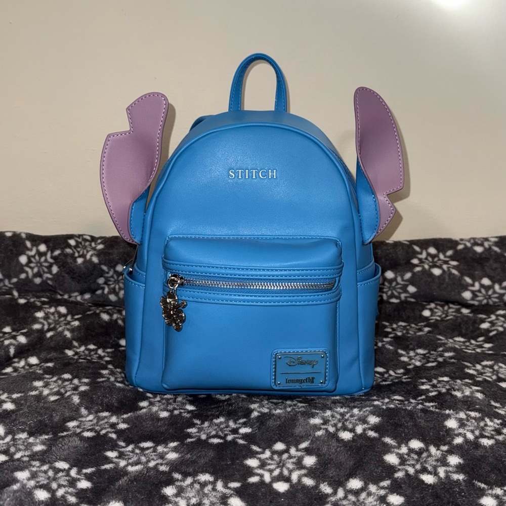 Loungefly Blue Stitch Backpack